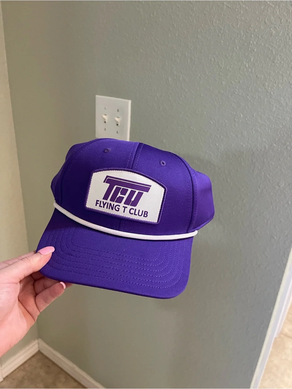 TBT Flying T Club Purple Snapback Hat